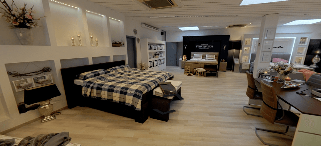 Premium-Showroom in Düsseldorf – Boxspringbetten live testen und vergleichen